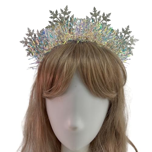 Lametta Schneeflocke Form Haarreifen Fotoshootings Haarhalter Weihnachten Cosplay Party Kostüm Kopfbedeckung für Kinder Frauen Lametta Schneeflocke Form Haarreifen Fotoshootings Haarhalter Weihnachten Cosplay Party Kostüm Kopfbedeckung für Kinder Frauen von XAGMODSHN