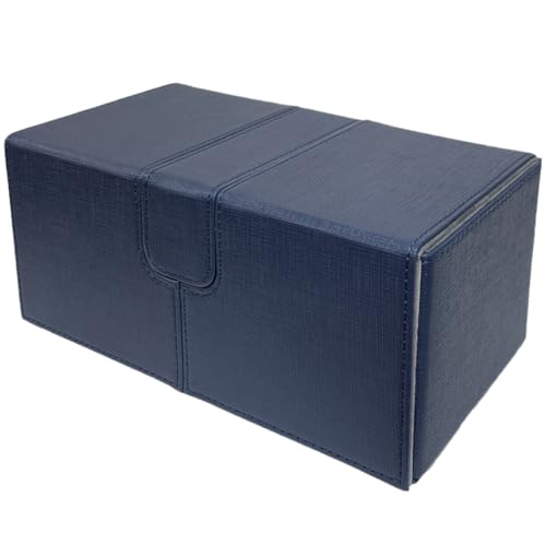 Magnetische Box Kartenetui zum Spielen PU Leder Aufbewahrungsbox Sammelkarte Tragetasche Deck Game Card Box von XAGMODSHN