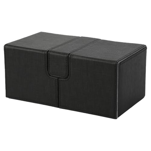 Magnetische Box Kartenetui zum Spielen PU Leder Aufbewahrungsbox Sammelkarte Tragetasche Deck Game Card Box von XAGMODSHN