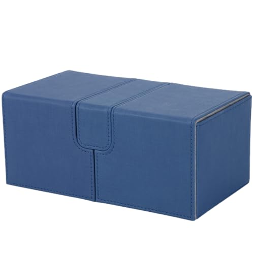 Magnetische Box Kartenetui zum Spielen PU Leder Aufbewahrungsbox Sammelkarte Tragetasche Deck Game Card Box von XAGMODSHN