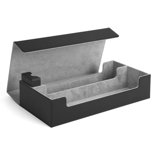 Magnetische Spieldeck-Karten-Aufbewahrungsbox für Spielaufbewahrung PU-Leder Deck Kartenbox Kartendeck-Koffer von XAGMODSHN