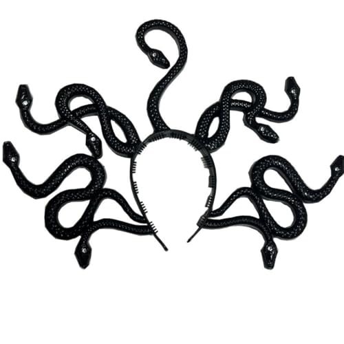 Medusas Schlangenkostüm für Erwachsene, Halloween, Königin, Cosplay, Schlangenhaarreif, Party, Raves, Haarschmuck Medusas Schlangenkostüm für Erwachsene, Halloween, Königin, Cosplay, Schlangenhaarreif, Party, Raves, Haarschmuck von XAGMODSHN