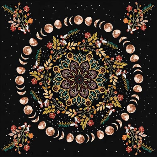 Mondphasen Pflanze Astrologie Altäre Tuch Tarot-Tischdecke Wahrsagungen Tischdecke Tapisserie Hexerei Zubehör Mondphasen Pflanze Astrologie Altäre Tuch Tarot-Tischdecke Wahrsagungen Tischdecke Tapisserie Hexerei Zubehör von XAGMODSHN
