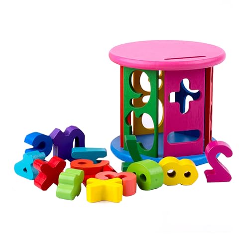 Praktisches stabiles Holzform-Sortierspielzeug, tragbares Zubehör für Kleinkinder, pädagogisches Farberkennungsspiel, für den täglichen Gebrauch Praktisches stabiles Holzform-Sortierspielzeug, tragbares Zubehör für Kleinkinder, pädagogisches Farberkennungsspiel, für den täglichen Gebrauch von XAGMODSHN