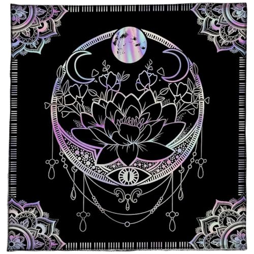Professionelle Altarkuch-Tarot-Tischdecke Hexerei quadratische Tarot-Tischdecke verbessert das Kartenlesen von XAGMODSHN