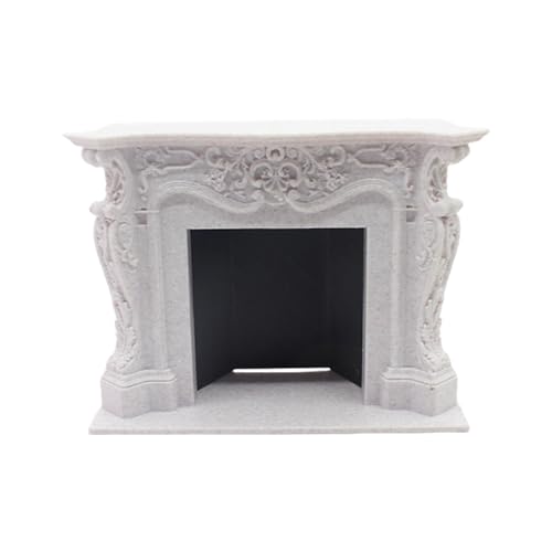 Puppenhaus Kleine Kamine Weiße Mantel Modell Anzeigekamine 1:12 Model Spielzeuggirls Dollhouses Tun Als Spielen von XAGMODSHN