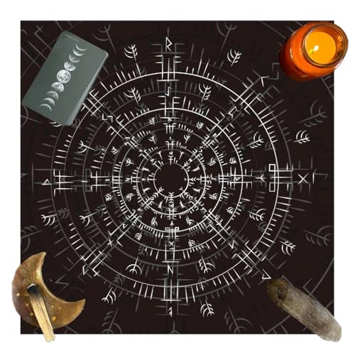 Quadratische Form Wahrsagungsmatte Tischdecke Brettspiel Kartenunterlage Tischdecke Brettspiel Matte von XAGMODSHN