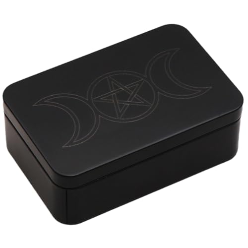 Rechteckige Metallbox für Spiele, Tarots, Schmuck, Aufbewahrungsbox, Verpackung, Spiel, leere Karten-Aufbewahrungsbox von XAGMODSHN