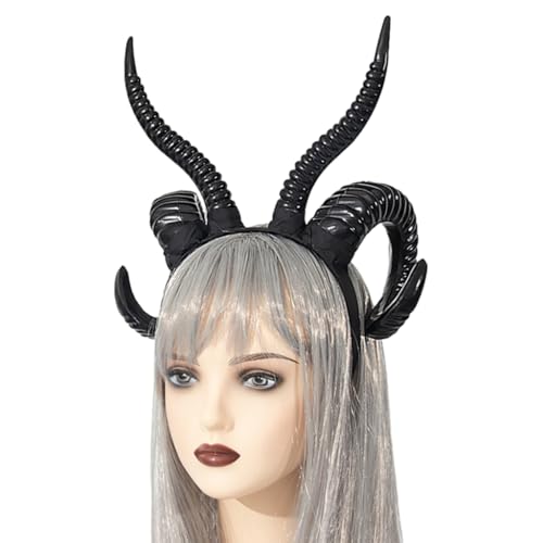 Schafshorn, Cosplay, Party, Cartoon, Kostüm, Halloween, dunkle Serie, Rollen-Kostüm, Abschlussball, Party, Live-Show, Kopfbedeckung Schafshorn, Cosplay, Party, Cartoon, Kostüm, Halloween, dunkle Serie, Rollen-Kostüm, Abschlussball, Party, Live-Show, Kopfbedeckung von XAGMODSHN