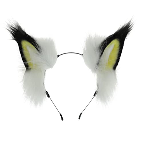Schön für Katzenohren Stirnband Mädchen pelzige Kopfbedeckung Anime Plüsch Neko Ohr Stirnband Stirnbänder Dekoration Schön für Katzenohren Stirnband Mädchen pelzige Kopfbedeckung Anime Plüsch Neko Ohr Stirnband Stirnbänder Dekoration von XAGMODSHN
