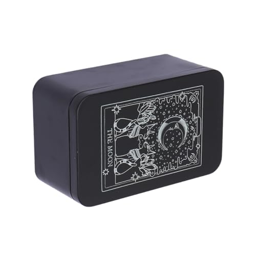 Spielkartenbox aus Metall, für Spiele, Tarots, Behälter, Aufbewahrungsbox, Verpackungsbox, leer, Süßigkeiten-Aufbewahrungskoffer Spielkartenbox aus Metall, für Spiele, Tarots, Behälter, Aufbewahrungsbox, Verpackungsbox, leer, Süßigkeiten-Aufbewahrungskoffer von XAGMODSHN