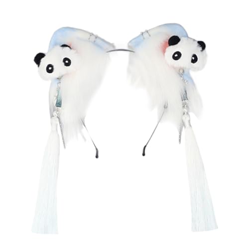 Stirnband, Kopfbedeckung, Panda, Stirnbänder für Mädchen, Tier-Stirnband, Tier-Cosplay, Ohr-Stirnband Stirnband, Kopfbedeckung, Panda, Stirnbänder für Mädchen, Tier-Stirnband, Tier-Cosplay, Ohr-Stirnband von XAGMODSHN