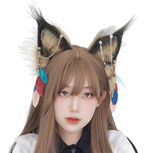 Stirnband, Kopfschmuck, Ohr-Stirnbänder für Mädchen, Tier-Stirnband, Tier-Cosplay, Ohr-Stirnband Stirnband, Kopfschmuck, Ohr-Stirnbänder für Mädchen, Tier-Stirnband, Tier-Cosplay, Ohr-Stirnband von XAGMODSHN