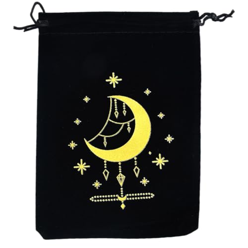 Tarot-Aufbewahrungstasche, Brettspiel, kleines Kordelzug-Paket, Hexe, Wahrsagung, Kristall-Verpackungsbeutel, Schmuckbeutel Tarot-Aufbewahrungstasche, Brettspiel, kleines Kordelzug-Paket, Hexe, Wahrsagung, Kristall-Verpackungsbeutel, Schmuckbeutel von XAGMODSHN