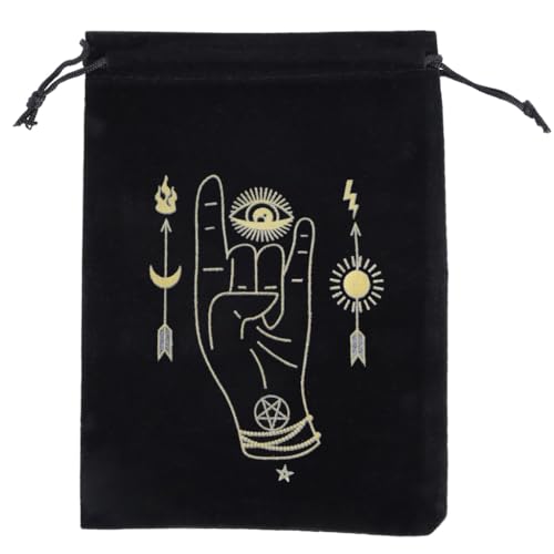 Tarot-Aufbewahrungstasche, Brettspiel, kleines Kordelzug-Paket, Hexe, Wahrsagung, Kristall-Verpackungsbeutel, Schmuckbeutel Tarot-Aufbewahrungstasche, Brettspiel, kleines Kordelzug-Paket, Hexe, Wahrsagung, Kristall-Verpackungsbeutel, Schmuckbeutel von XAGMODSHN