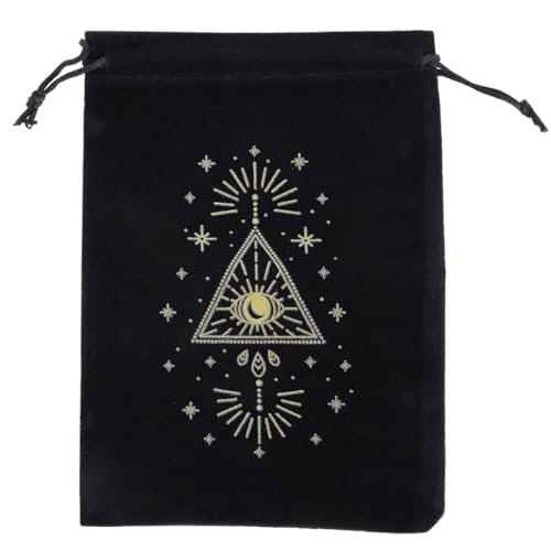 Tarot-Aufbewahrungstasche, Brettspiel, kleines Kordelzug-Paket, Hexe, Wahrsagung, Kristall-Verpackungsbeutel, Schmuckbeutel Tarot-Aufbewahrungstasche, Brettspiel, kleines Kordelzug-Paket, Hexe, Wahrsagung, Kristall-Verpackungsbeutel, Schmuckbeutel von XAGMODSHN