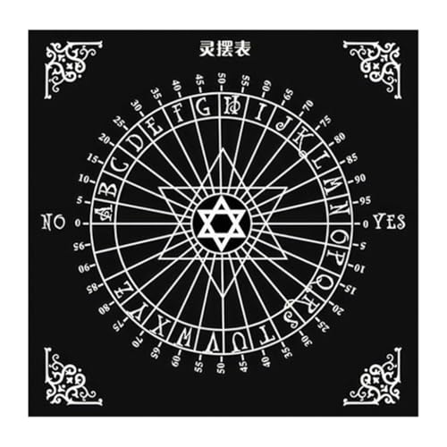 Tarot-Tischdecke, mysteriöses Symbol, Altäre, Tuch, Wahrsagungskarte, Tischdecke, Wandteppich, Hexerei-Zubehör Tarot-Tischdecke, mysteriöses Symbol, Altäre, Tuch, Wahrsagungskarte, Tischdecke, Wandteppich, Hexerei-Zubehör von XAGMODSHN