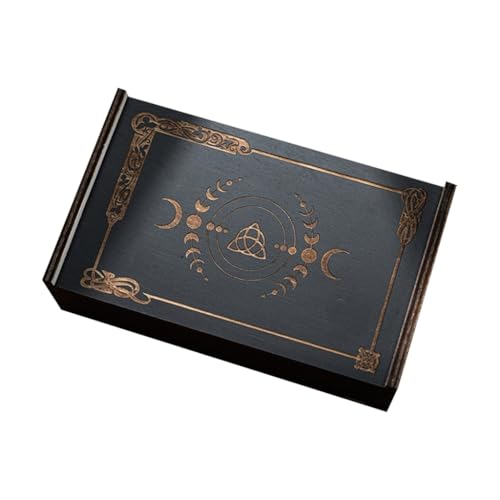 Tarotkarten-Aufbewahrungskoffer aus Holz, zum Herausziehen, Tarot-Aufbewahrungsbox, tragbarer Kartenbehälter, Astrologie, Schmuckkästchen, langlebig Tarotkarten-Aufbewahrungskoffer aus Holz, zum Herausziehen, Tarot-Aufbewahrungsbox, tragbarer Kartenbehälter, Astrologie, Schmuckkästchen, langlebig von XAGMODSHN