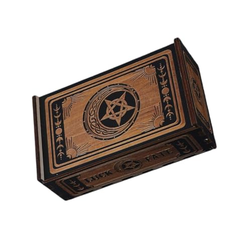 Tarotkarten-Aufbewahrungskoffer aus Holz, zum Herausziehen, Tarot-Aufbewahrungsbox, tragbarer Kartenbehälter, Astrologie, Schmuckkästchen, langlebig Tarotkarten-Aufbewahrungskoffer aus Holz, zum Herausziehen, Tarot-Aufbewahrungsbox, tragbarer Kartenbehälter, Astrologie, Schmuckkästchen, langlebig von XAGMODSHN