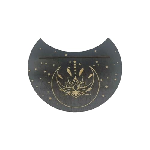 Tarotkartenhalter aus Holz, rechteckig, Mondform, Tarotdeck-Halter, Hexen-Wahrsagungswerkzeug, einfach zu tragen Tarotkartenhalter aus Holz, rechteckig, Mondform, Tarotdeck-Halter, Hexen-Wahrsagungswerkzeug, einfach zu tragen von XAGMODSHN
