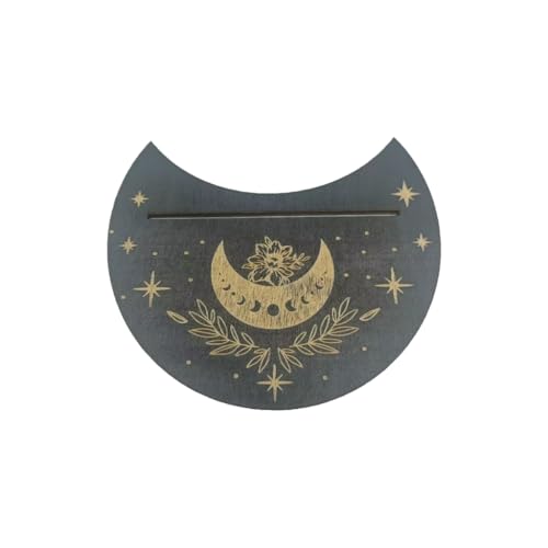 Tarotkartenhalter aus Holz, rechteckig, Mondform, Tarotdeck-Halter, Hexen-Wahrsagungswerkzeug, einfach zu tragen Tarotkartenhalter aus Holz, rechteckig, Mondform, Tarotdeck-Halter, Hexen-Wahrsagungswerkzeug, einfach zu tragen von XAGMODSHN