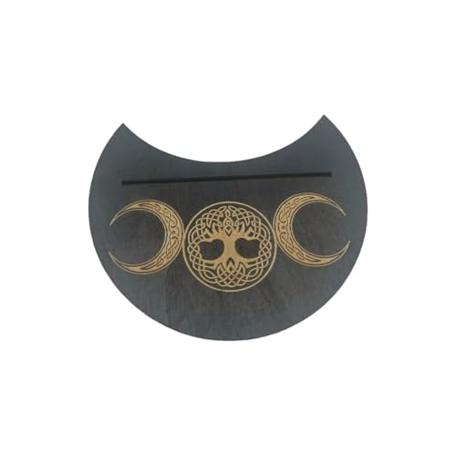 Tarotkartenhalter aus Holz, rechteckig, Mondform, Tarotdeck-Halter, Hexen-Wahrsagungswerkzeug, einfach zu tragen Tarotkartenhalter aus Holz, rechteckig, Mondform, Tarotdeck-Halter, Hexen-Wahrsagungswerkzeug, einfach zu tragen von XAGMODSHN