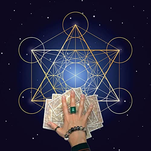 Tarotkartentischdecke, quadratisch, Wahrsagung, Wandteppich, Kristall, kleine Tischdecke, Tischmatte Tarotkartentischdecke, quadratisch, Wahrsagung, Wandteppich, Kristall, kleine Tischdecke, Tischmatte von XAGMODSHN