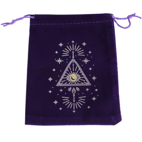 Tasche mit Kordelzug, Tarotkarte, Samt, Schmuckbeutel, Orakel, Karten-Organizer, Hexerei-Zubehör Tasche mit Kordelzug, Tarotkarte, Samt, Schmuckbeutel, Orakel, Karten-Organizer, Hexerei-Zubehör von XAGMODSHN