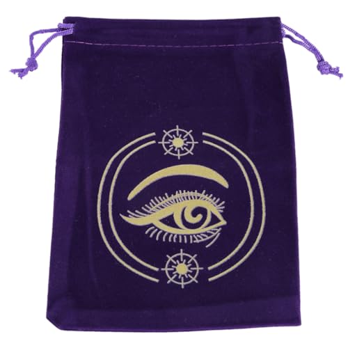 Tasche mit Kordelzug, Tarotkarte, Samt, Schmuckbeutel, Orakel, Karten-Organizer, Hexerei-Zubehör Tasche mit Kordelzug, Tarotkarte, Samt, Schmuckbeutel, Orakel, Karten-Organizer, Hexerei-Zubehör von XAGMODSHN