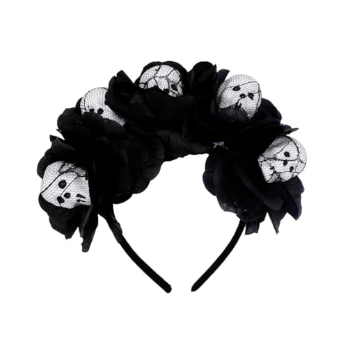 Totenkopf-Halloween-Stirnband für Damen und Mädchen, tägliches Tragen, Halloween-Party, Kostüm, Cosplay, Haar-Accessoires Totenkopf-Halloween-Stirnband für Damen und Mädchen, tägliches Tragen, Halloween-Party, Kostüm, Cosplay, Haar-Accessoires von XAGMODSHN