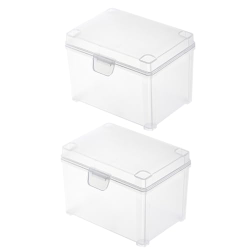 Transparente Aufbewahrungsbox, Spielbox zum Sammeln von Perlen, Schmuck, Geschäft, von XAGMODSHN