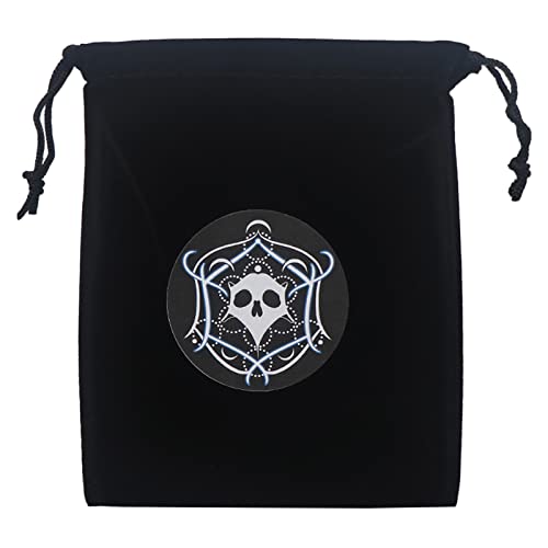 Wahrsager-Tischdecke, Kartenblock, Runen, Tischdecke, Brettspiel, Kordelzug, Flanelltasche, Tarot-Aufbewahrung von XAGMODSHN