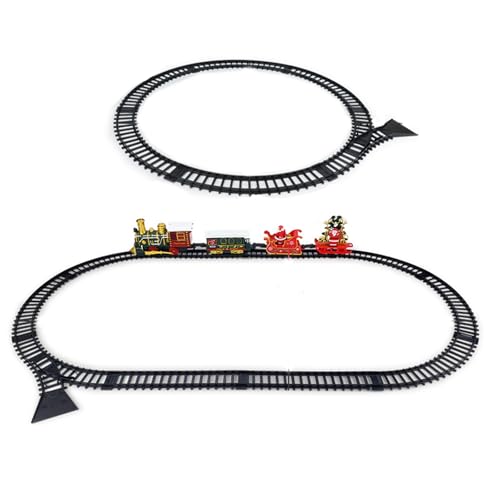 Weihnachts Elektro Zug Abenteuer Puzzle Strecke Spiel Set Für Kinder Pädagogische Spielzeugstrecke Für Kinder Cartoon Zug von XAGMODSHN