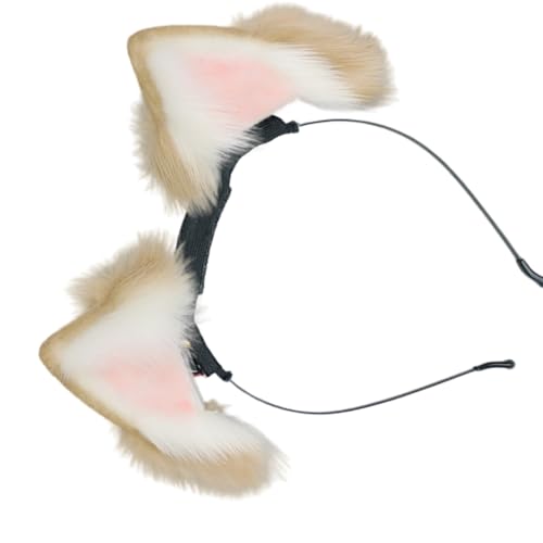 Wiederaufladbares handgefertigtes Katzenohr-Stirnband für Cosplay-Zubehör, dynamische Ohren, Fursuit, Maskerade, Halloween, Cosplay-Party Wiederaufladbares handgefertigtes Katzenohr-Stirnband für Cosplay-Zubehör, dynamische Ohren, Fursuit, Maskerade, Halloween, Cosplay-Party von XAGMODSHN