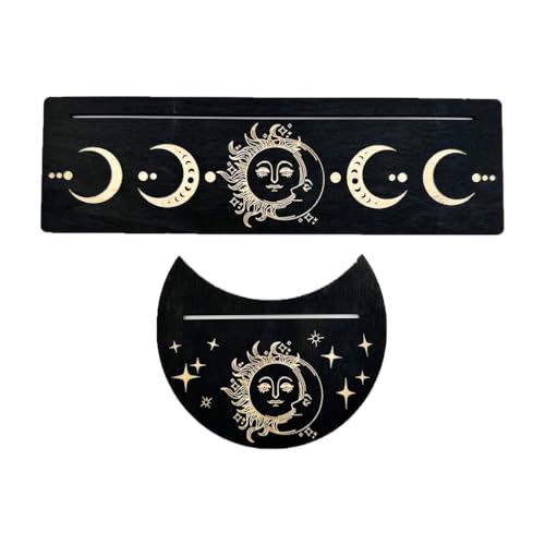 Witch Divinations Tarots Display Base Moon Phasen Tarotständer Halter Supplies Holz Ständer Halter von XAGMODSHN