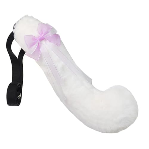 XAGMODSHN 1/2pcs Kunstpelze Schwanzmaus Ohren Stirnbandmäuse Kostüme Halloween Cosplay Für Erwachsene Kinder Maus von XAGMODSHN