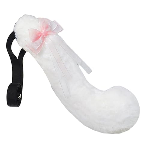 XAGMODSHN 1/2pcs Kunstpelze Schwanzmaus Ohren Stirnbandmäuse Kostüme Halloween Cosplay Für Erwachsene Kinder Maus von XAGMODSHN