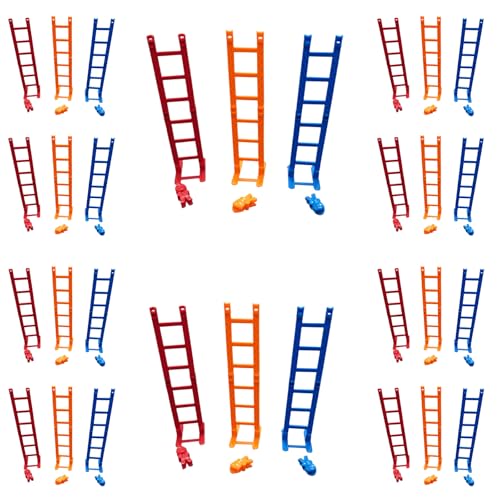 XAGMODSHN 10pcs Kinderklettern Spielzeug Zufällige Farbe Plastik Treppe Rolling Figuren Für Interaktive Spiele Und Handaugenkoordination Zufällige Farbkletterspielzeug von XAGMODSHN