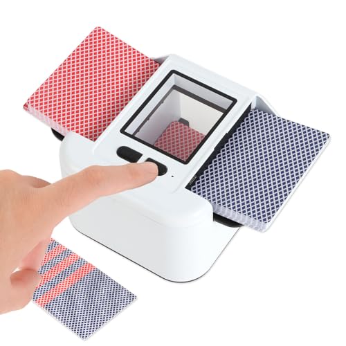 XAGMODSHN 2000mha Electric Card Card Sackling Machine Wiederaufladbare Ruhige Geschmeidigere Karten Karten Mischung Für Home Office Oder Reisen von XAGMODSHN