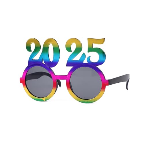 XAGMODSHN 2025 Happy New Year Eyewear Einzigartige lustige Brillen Dekorationen Brillen für Feiertage XAGMODSHN 2025 Happy New Year Eyewear Einzigartige lustige Brillen Dekorationen Brillen für Feiertage von XAGMODSHN