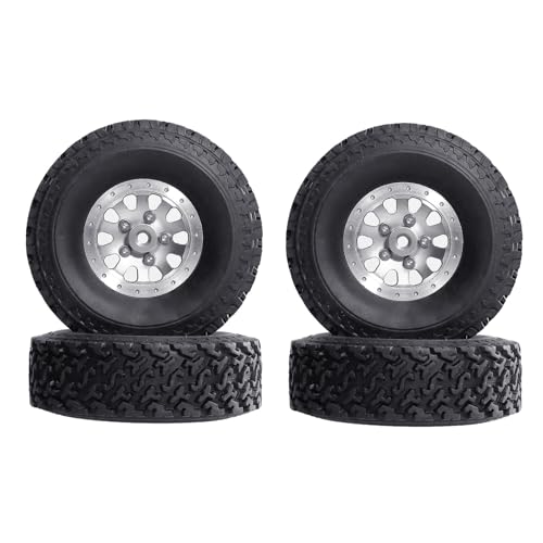 XAGMODSHN 4pcs Metall Beadlock Hubs Felgen Mit Hohen Grip Gummireifen Für Fernbedienungsauto Off Straßenaufführungen Verbesserung Der Fernbedienungssteuerauto Metall Leichtmetallräder Und Reifen XAGMODSHN 4pcs Metall Beadlock Hubs Felgen Mit Hohen Grip Gummireifen Für Fernbedienungsauto Off Straßenaufführungen Verbesserung Der Fernbedienungssteuerauto Metall Leichtmetallräder Und Reifen von XAGMODSHN
