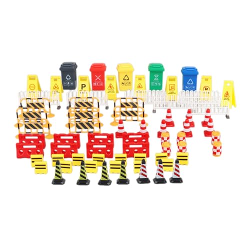 XAGMODSHN 95/75pcs Kinder Miniaturhandelskegel Für Lernen Und Spielsimulationsdesigns Für Sandtabellenmodell Landschaft Vorhanden von XAGMODSHN