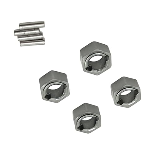 XAGMODSHN Aluminium 7mm Kuppler Für Bessere Handhabung Und Haltbarkeit Für Fernbedienungsautos Rad Klemme Aluminium Leichtmetallrad Hub von XAGMODSHN