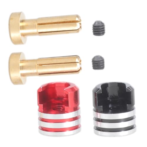 XAGMODSHN Aluminiumlegierung Fernbedienungssteuerungsauto Batterie Kühlkörper Bananen Stecker Stecker 4/5 Mm Aluminiumanschlüsse XAGMODSHN Aluminiumlegierung Fernbedienungssteuerungsauto Batterie Kühlkörper Bananen Stecker Stecker 4/5 Mm Aluminiumanschlüsse von XAGMODSHN