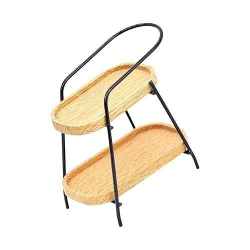 XAGMODSHN Aufbewahrungsständer Zahlen Display Rack Model Realistic Vintage Realistic Doll House Tun Töne Mädchen Geschenk Realistischer Stand von XAGMODSHN