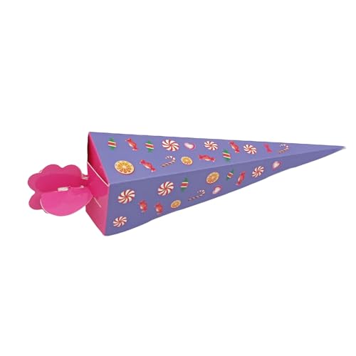 XAGMODSHN Bulk 50 Pieces Party Kegelboxen Für Kinder Partys Geburtstagsfeier Bastel Papier Geschenke Schachtel Süßigkeiten Packung Leckerbisboxen von XAGMODSHN