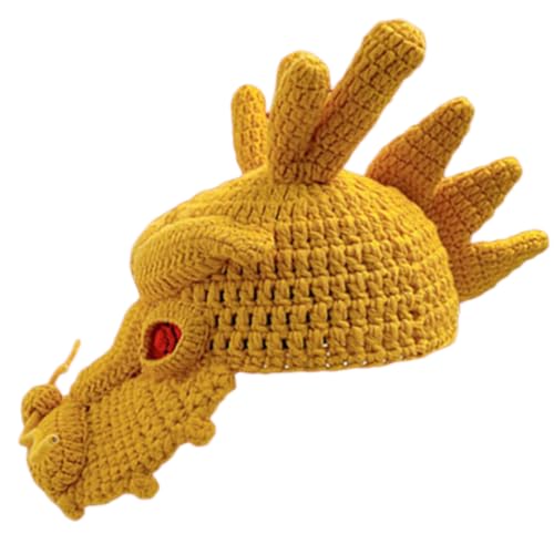 XAGMODSHN Cartoon Chinesischer Loong Strickdrachen Hut Neuheit Party Hut Foto Requisiten Hot Girl Hut Chinesischer Loong Hut Gelb XAGMODSHN Cartoon Chinesischer Loong Strickdrachen Hut Neuheit Party Hut Foto Requisiten Hot Girl Hut Chinesischer Loong Hut Gelb von XAGMODSHN