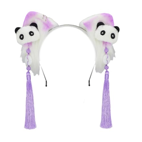 XAGMODSHN Cartoon-Plüsch-Tierohr-Kopfschmuck für Anime, Cosplay, Anime, modisches Styling-Zubehör, Kostüme, Haarteil, verstellbar, Plüschtier, Ohr-Kopfschmuck, asiatisch von XAGMODSHN