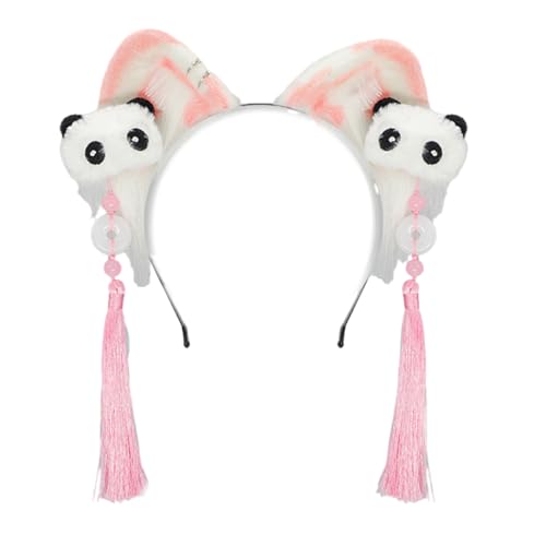 XAGMODSHN Cartoon-Plüsch-Tierohr-Kopfschmuck für Anime, Cosplay, Anime, modisches Styling-Zubehör, Kostüme, Haarteil, verstellbar, Plüschtier, Ohr-Kopfschmuck, asiatisch von XAGMODSHN