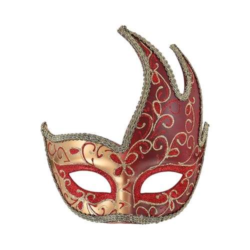 XAGMODSHN Fashion Character Maske Vintage Look Friendly Friendly Für Cosplay Enthusiasten Und Theateraufführungen Antike Maske XAGMODSHN Fashion Character Maske Vintage Look Friendly Friendly Für Cosplay Enthusiasten Und Theateraufführungen Antike Maske von XAGMODSHN